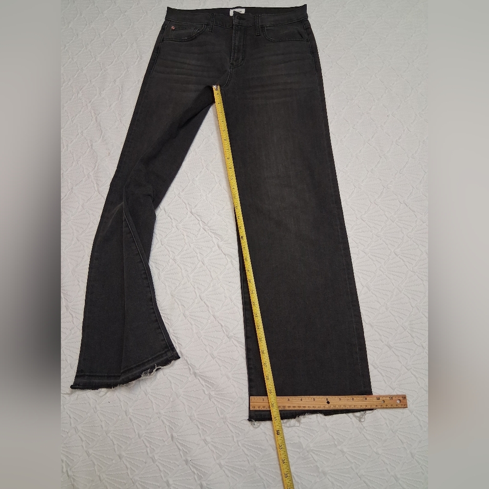 Hudson Jeans Washed Black Cropped Straight Ankle - Picture 15 of 16
